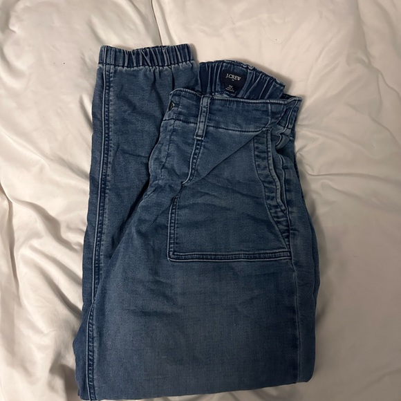 J Crew Jogger Jeans Pull On Pants 32 - Picture 5 of 7